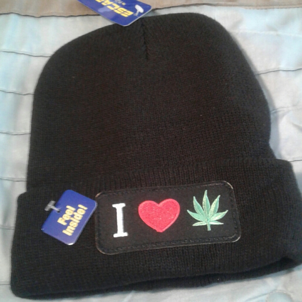 Warm Unisex winter I love 420 hat